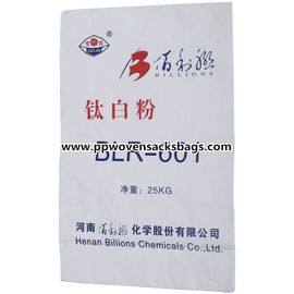 China Sacos de papel de Kraft blancos de las bolsas de papel reciclables de Multiwall para el embalaje Titanium del pigmento proveedor