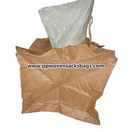 China El envase grande de Brown PP de una prueba más húmeda empaqueta/bolso enorme para la arena o el cemento que embala proveedor