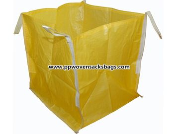 China Los PP amarillos encajonan los bolsos para el mineral/el bolso enorme grande tejido durable del polipropileno FIBC proveedor
