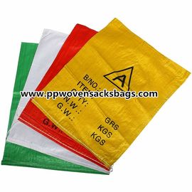 China Sacos tejidos PP multicolores del bolso de compras para la ropa/los zapatos de empaquetado/comida proveedor