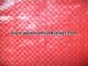 Sacos tejidos PP rojos modificados para requisitos particulares empaqueta/25kg PP para embalar las pelotillas plásticas/comida/sustancia química proveedor